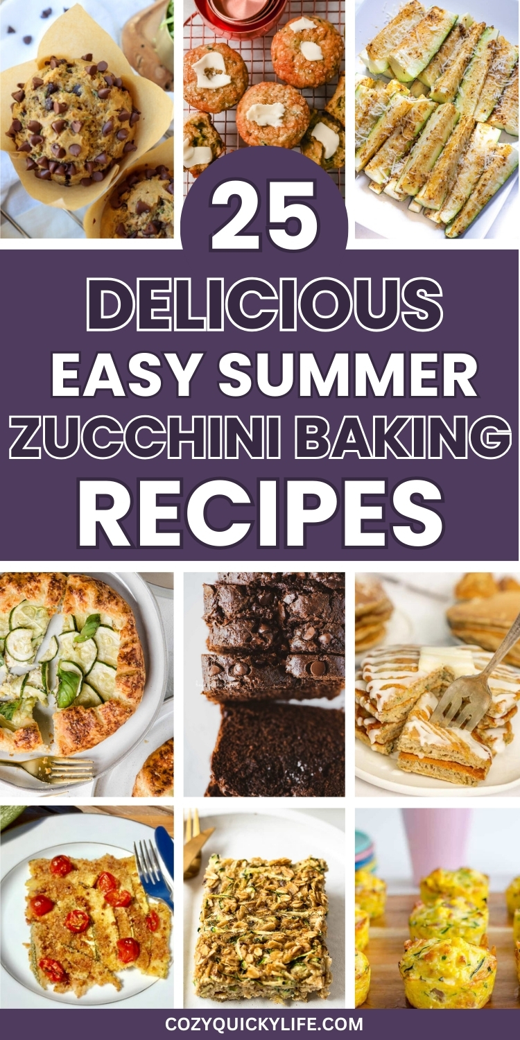 25 delicious Zucchini baking Summer recipes