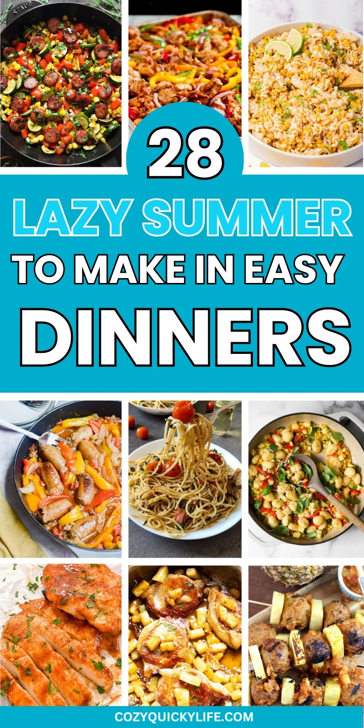 28 Easy Hot Weather Dinner Ideas for Lazy Summer Season