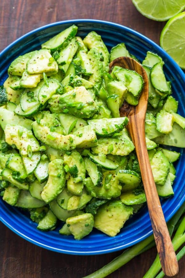 Avocado Cucumber Salad