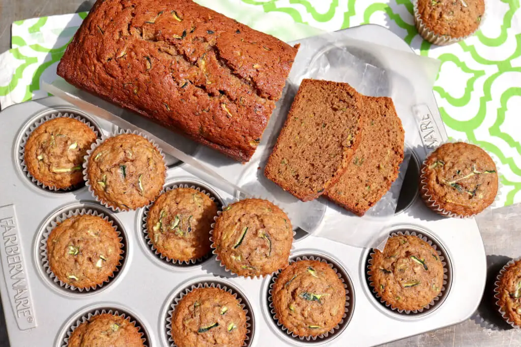 Big Batch Zucchini Bread or Muffins | Zucchini Baking Recipes