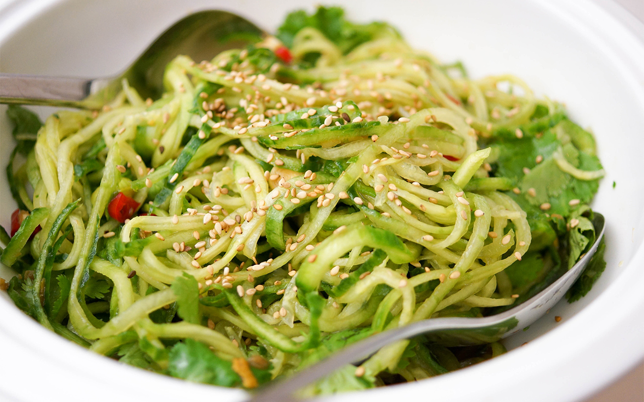 Asian Cucumber Noodle Salad