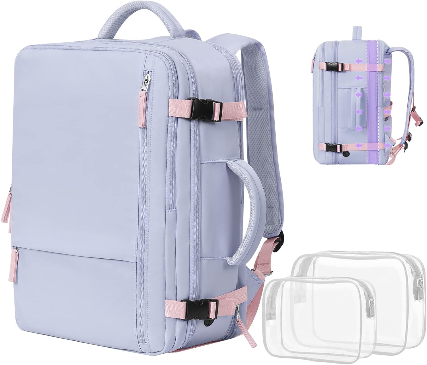 40L stylish Carry-On Travel Backpack