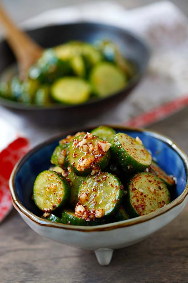 Healthy Asian Cucumber Salad