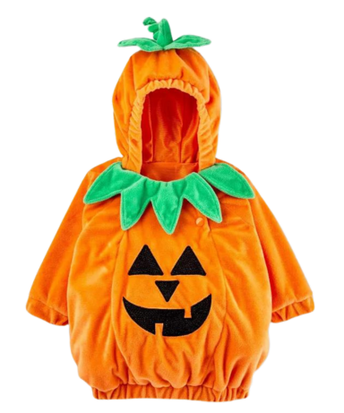 Pullover Top Pumpkin Baby Halloween Costumes