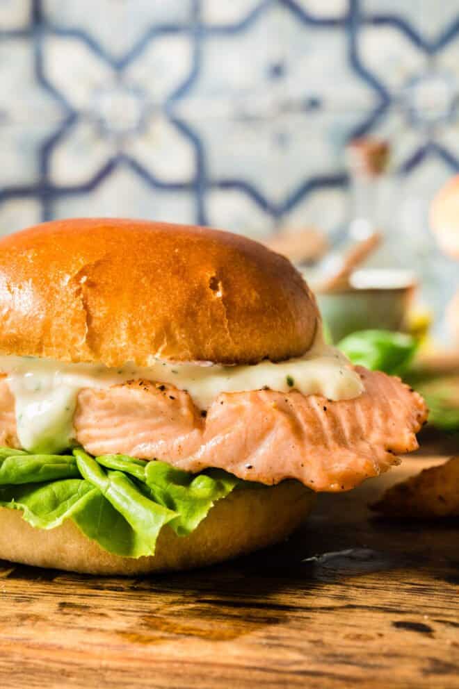 Salmon Sandwich Summer Dinner Ideas