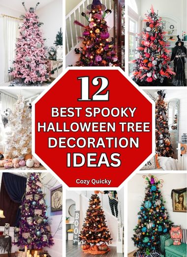 12 Easy DIY Best Halloween Tree Decoration Ideas