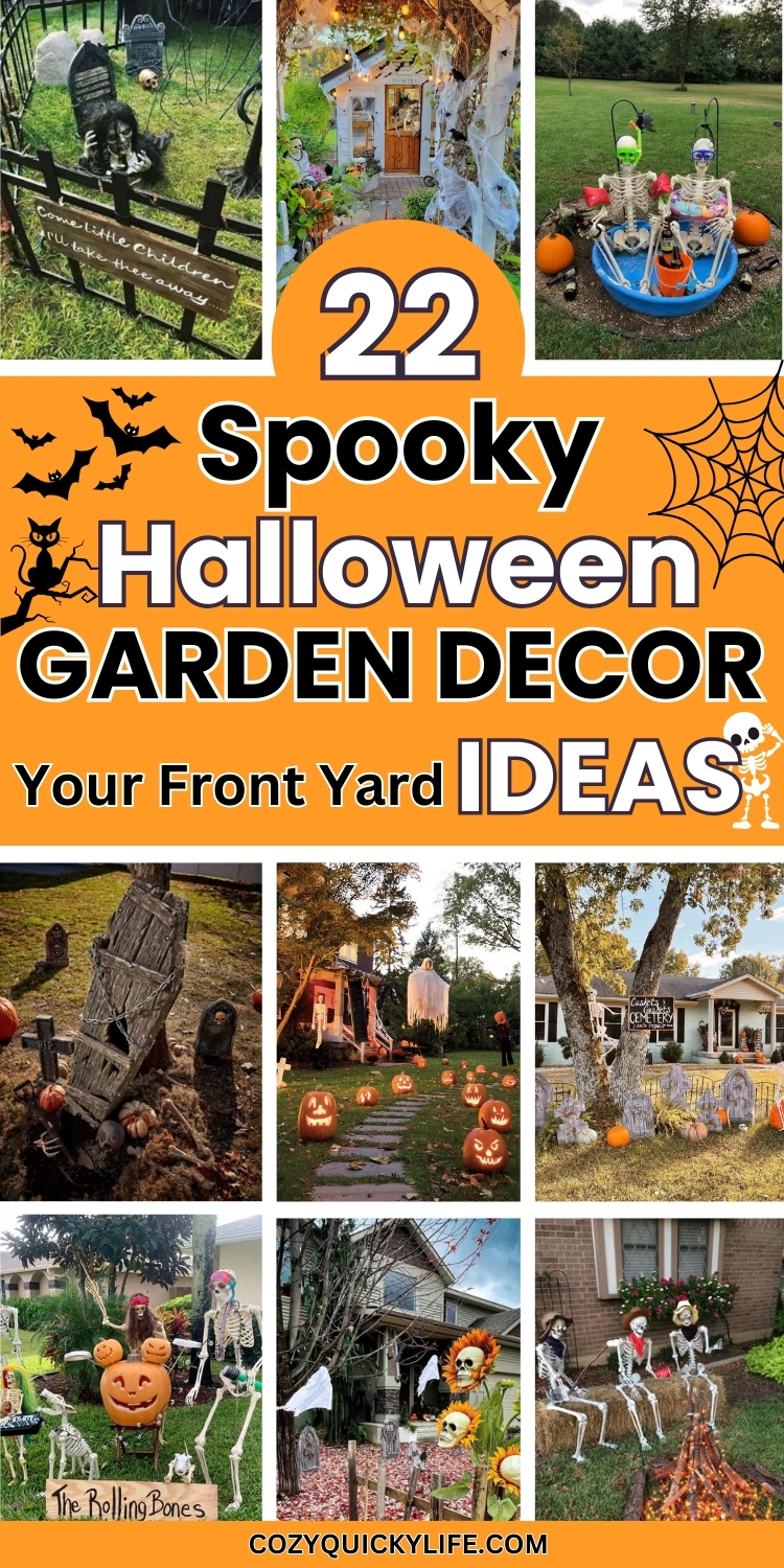 22 Spooky Halloween Garden Decorations