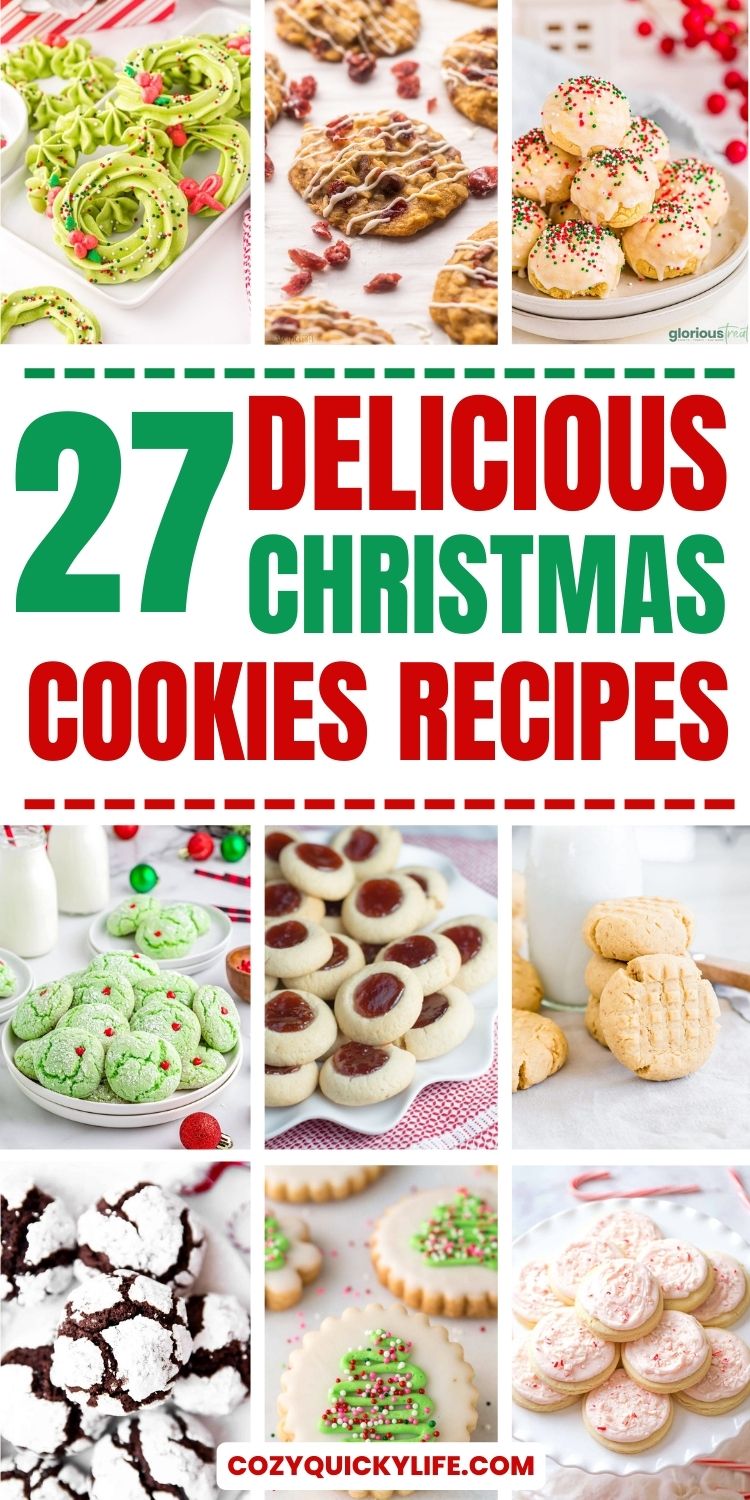 27 Easy Christmas Cookies Recipes