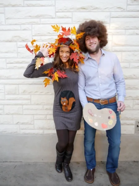 Bob Ross Couples Costume