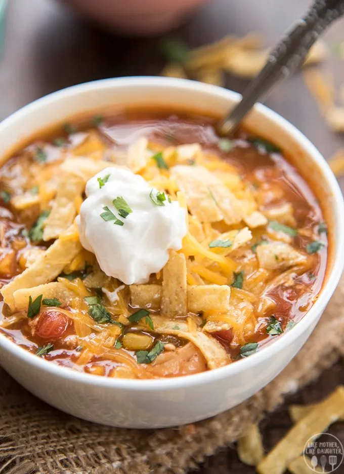 Crockpot Enchilada Soup