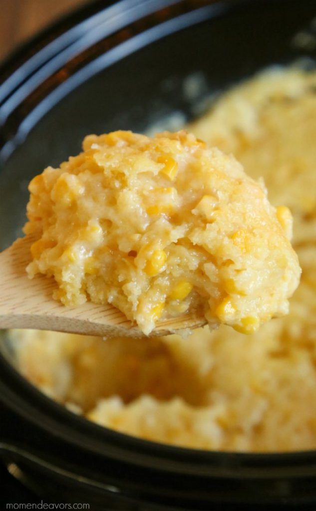 Easy Crock Pot Corn Casserole