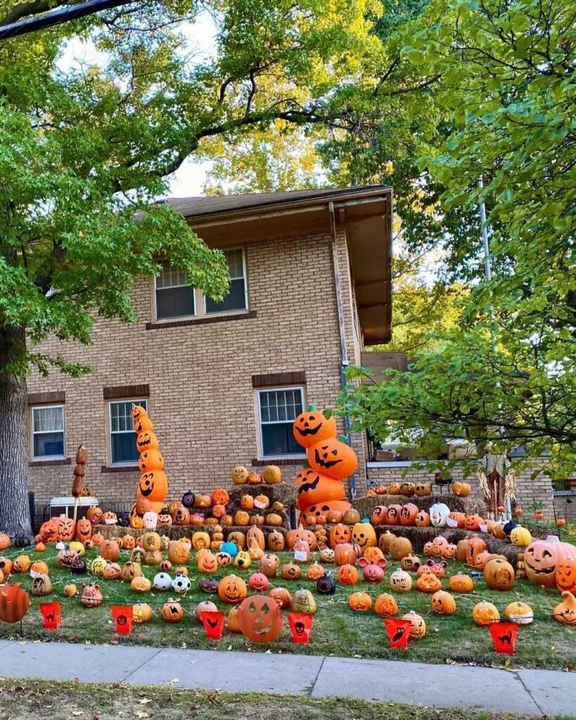 Pumpkin yard Halloween Garden Decorations