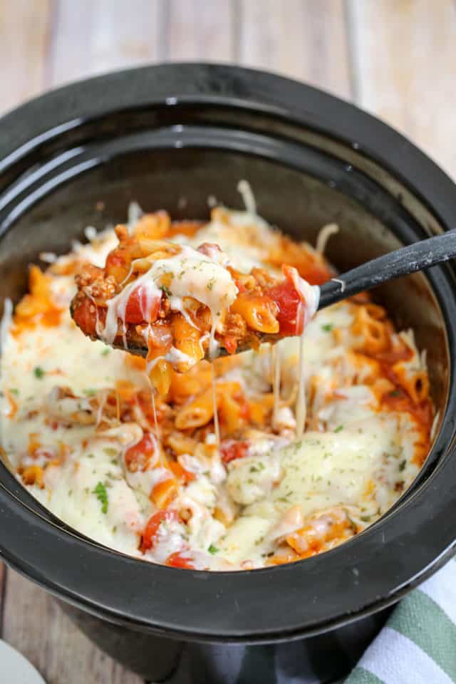 Slow Cooker Baked Ziti