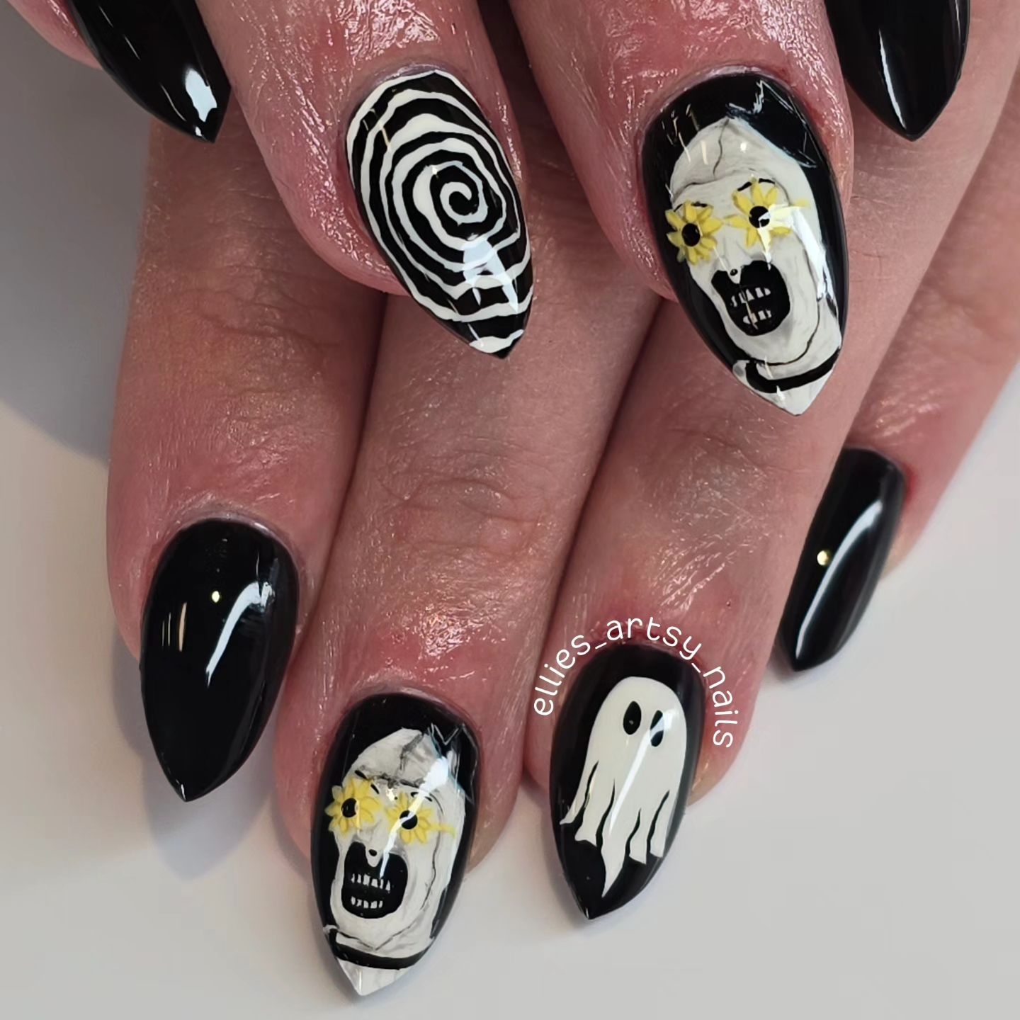 Terrifier Nails Art