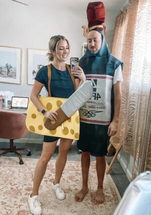 Wine & Cheese Couples Costume