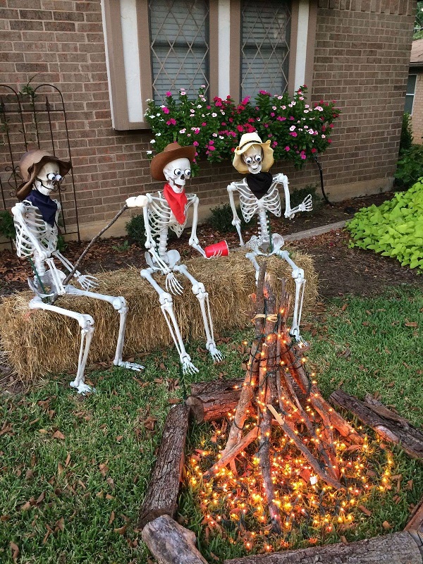 Dead Man campfire Halloween Garden Decorations