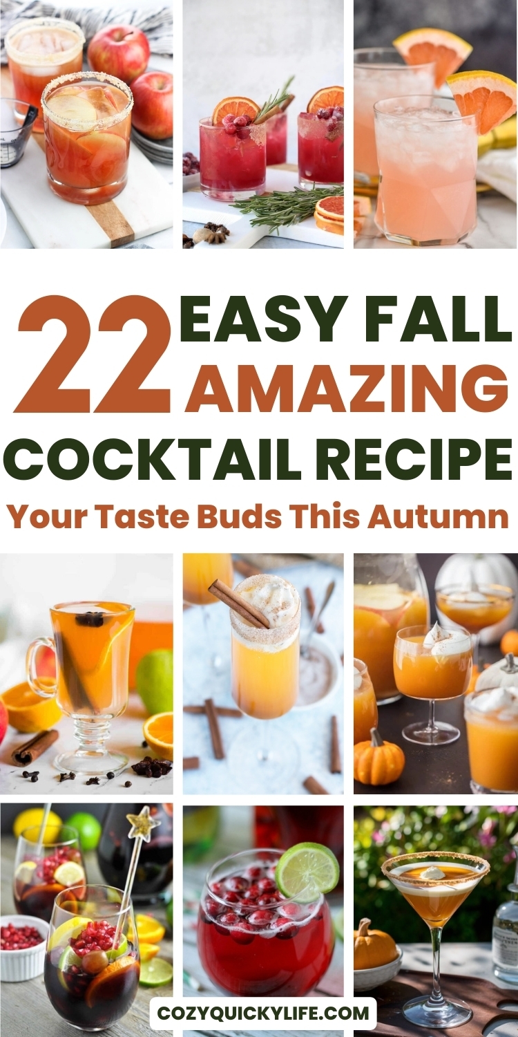 22 Best Fall Cocktail Recipes