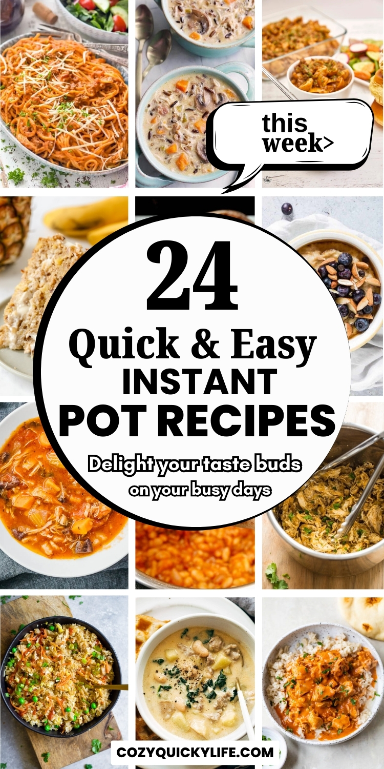 24 Best Quick and Easy Instant Pot Recipes