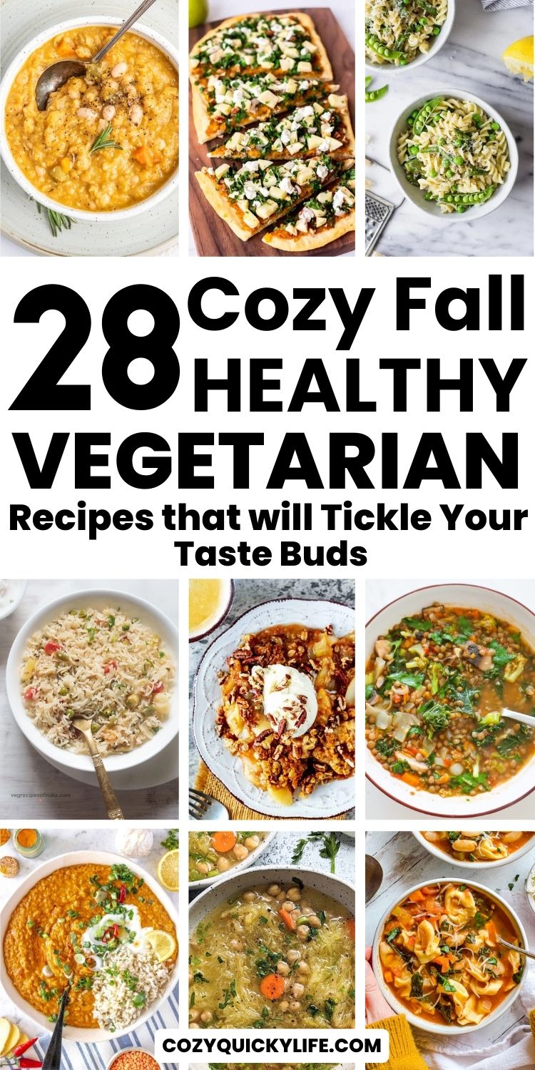 28 Cozy Fall Vegetarian Recipes for a Warm and Hearty Meal