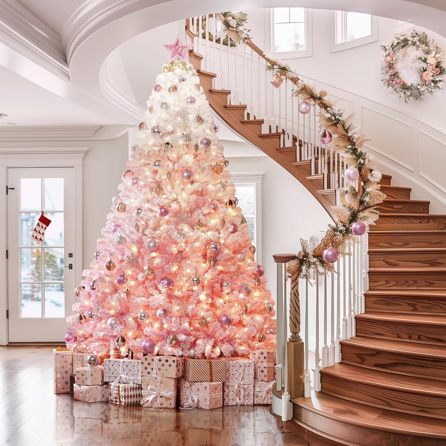 Pink Christmas Trees