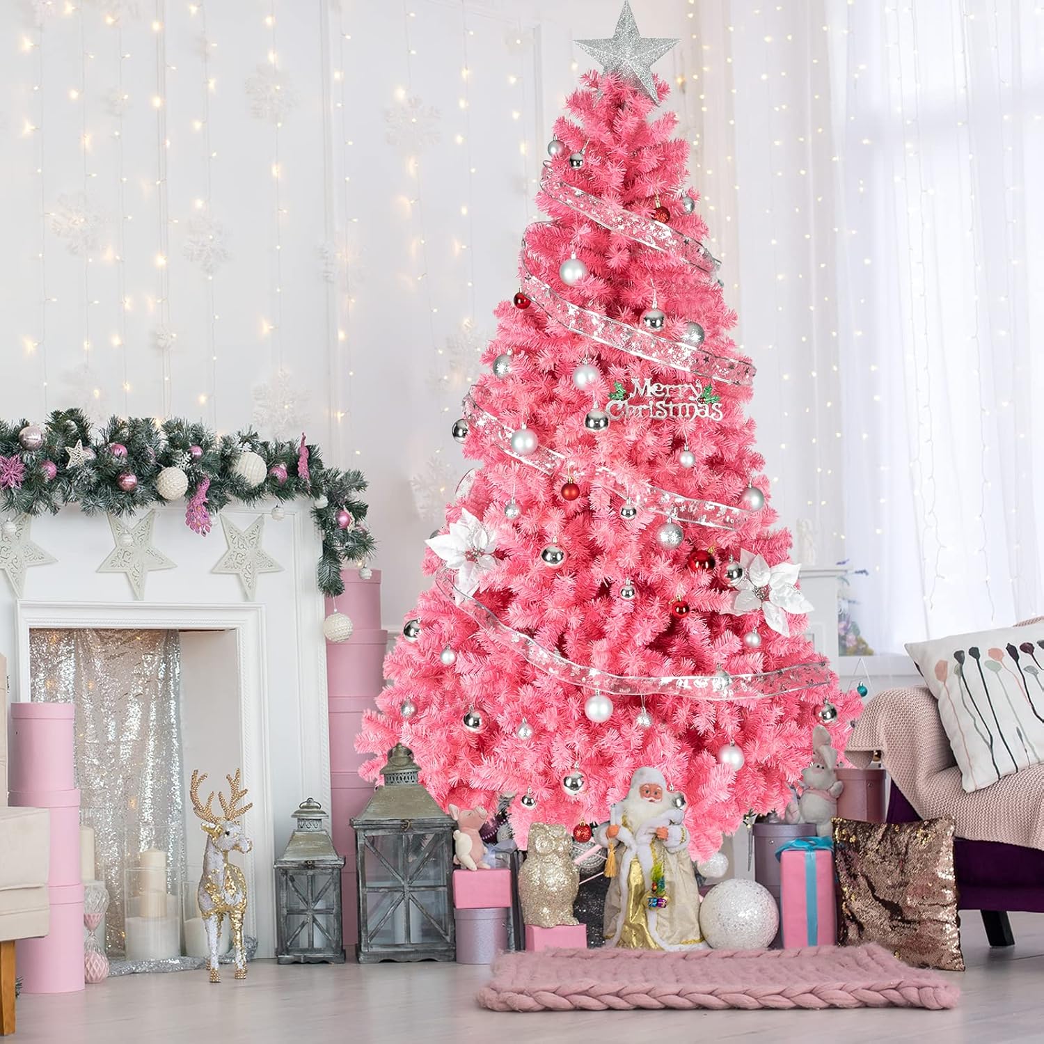 Pink Christmas Trees