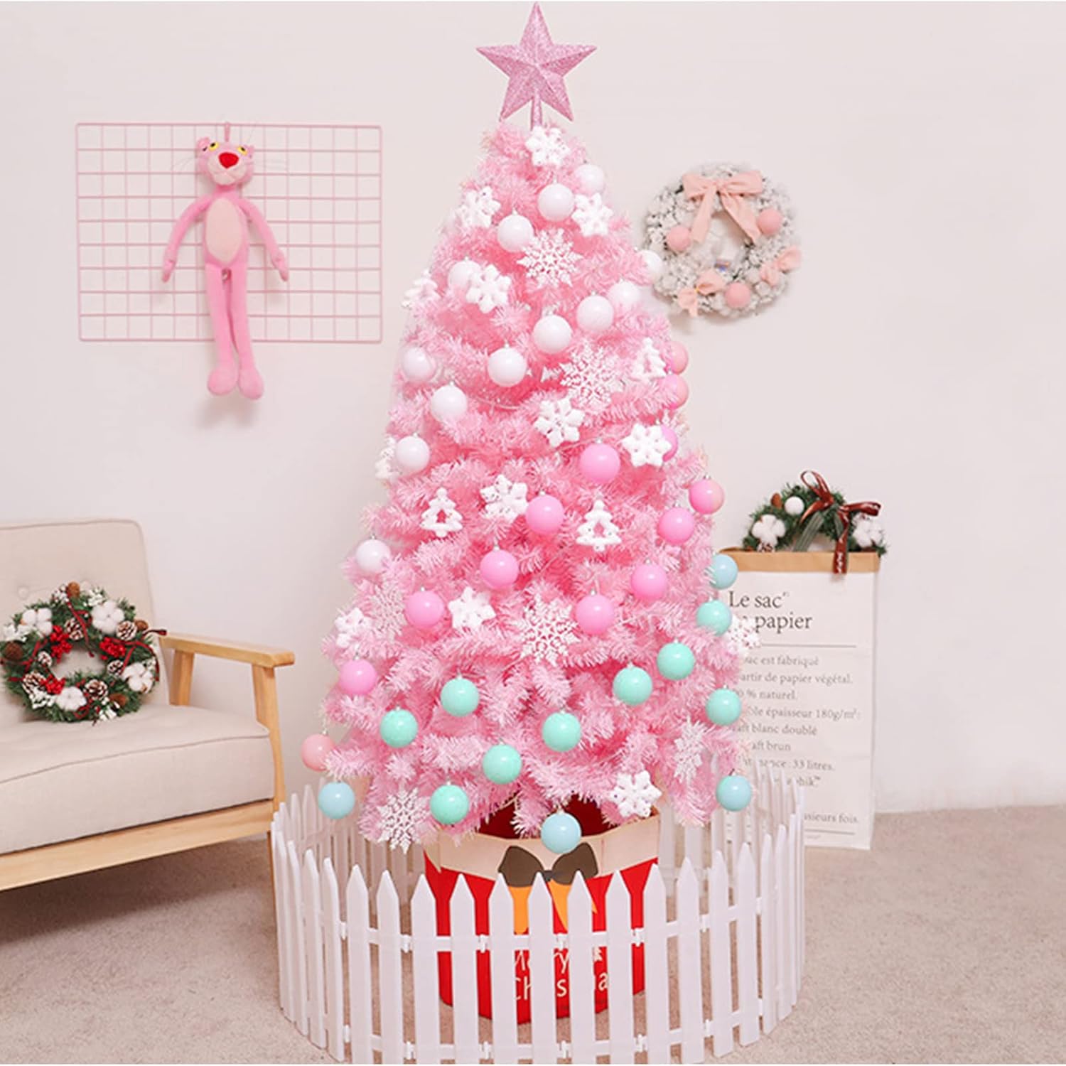 Pink Christmas Trees