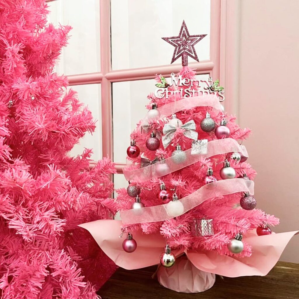 Pink Christmas Trees