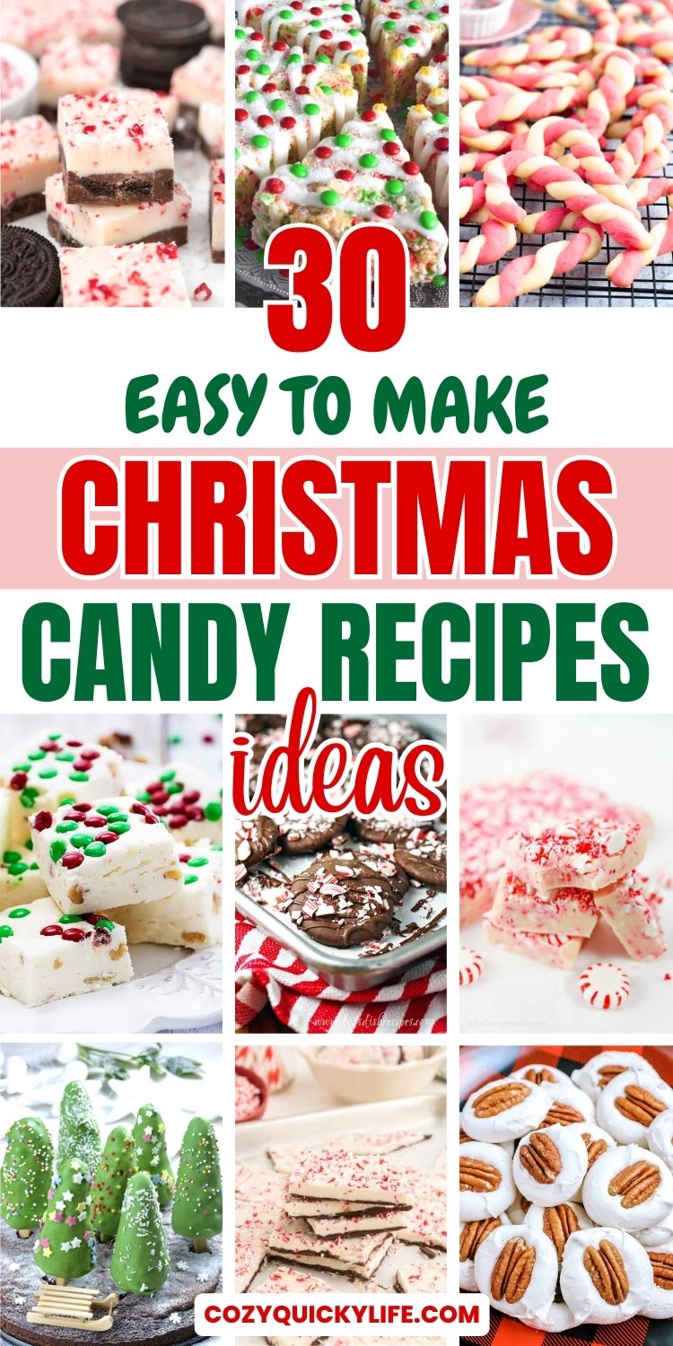 30 Best Easy Christmas Candy Recipe Ideas